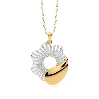 Donut Design Diamond Pendant